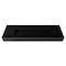 Castello Usa Pyramid 60 in Solid Surface Wall-Mounted Bathroom Sink in Black with No Faucet Hole CB-GM-2053-60-B-NH - alternate 1